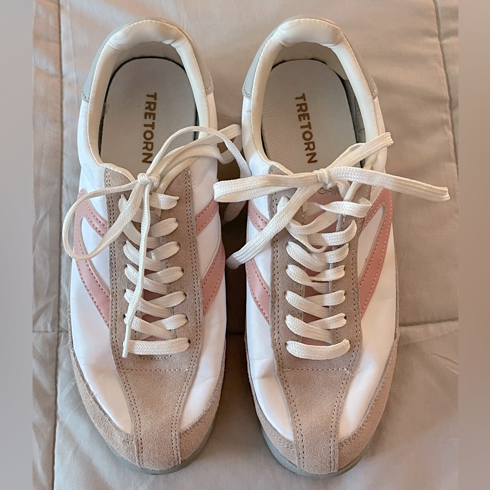 Tretorn Womens Suede Leather Rawlins 2.0 Sz 9 Sneakers Trendy Retro Autumn Fall - Picture 2 of 13